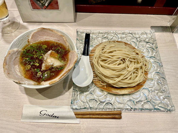「ハートランドビール→純米吟醸 雪の茅舎＋ざるチャーシュー」@柳麺 呉田-goden-の写真