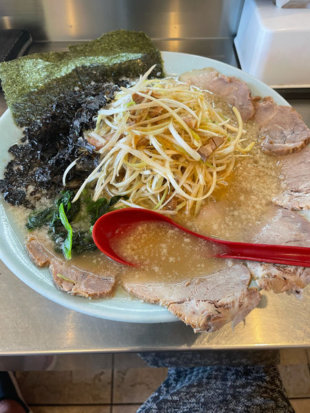 「ノリネギチャーシュー」@ラーメンショップ 椿 牛久店の写真