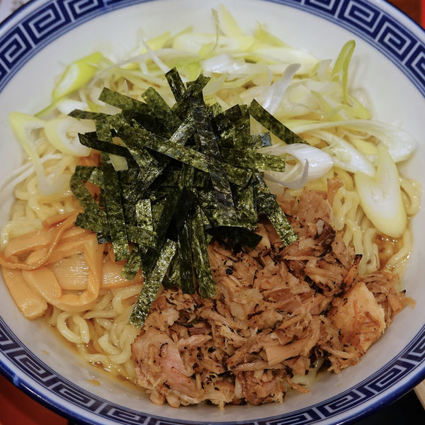 「冷製和えそば（大盛・縮れ麺） 780円」@東京らあめんタワー 芝大門本店の写真