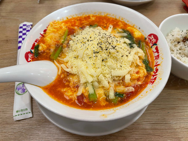 「太陽のチーズエッグ麺」@太陽のトマト麺 上野広小路支店の写真