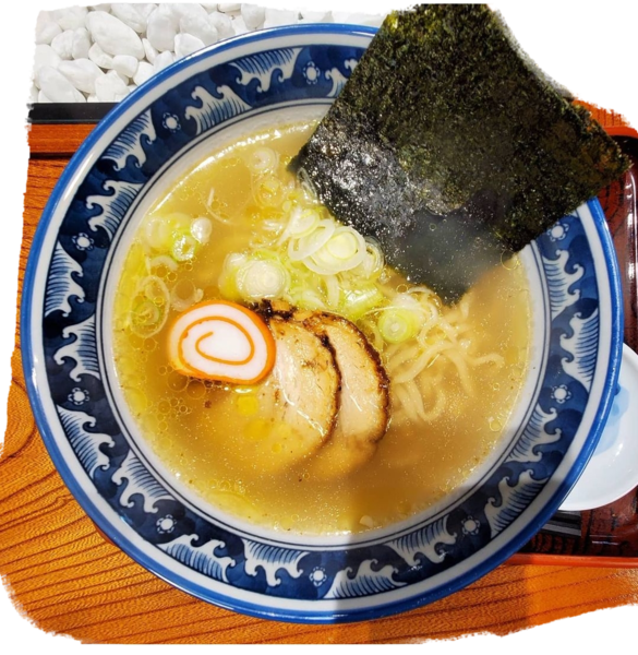 「丸鶏塩らーめん」@梵天楼の写真