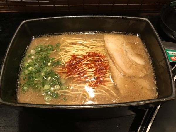 「釜だれとんこつらーめん」@一蘭 キャナルシティ博多店の写真