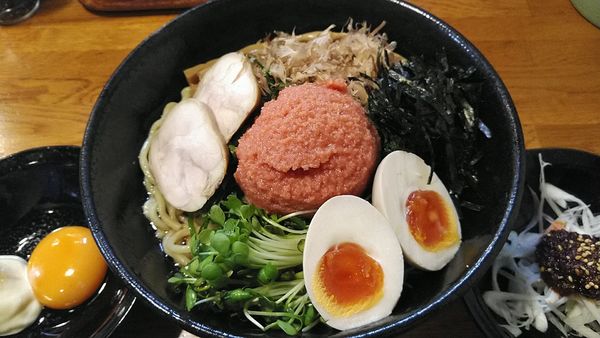 「【限定】明太子まぜそば ￥800」@麺屋 鶏口の写真