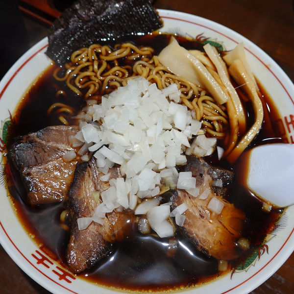 「元祖 竹岡式ラーメン 880円」@元祖竹岡式ラーメン 竹福の写真
