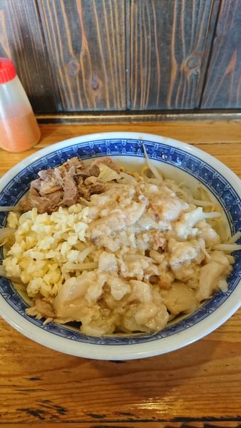 「油そば 700円 ｱﾌﾞﾗﾏｼﾏｼ」@ラーメン ぬま屋の写真