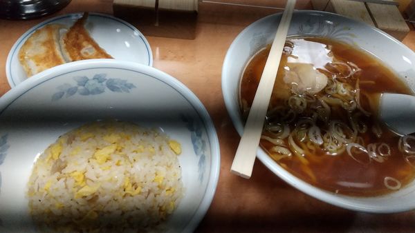「半醤油ラーメンセット(1000円)」@珍來 西川口西口店の写真