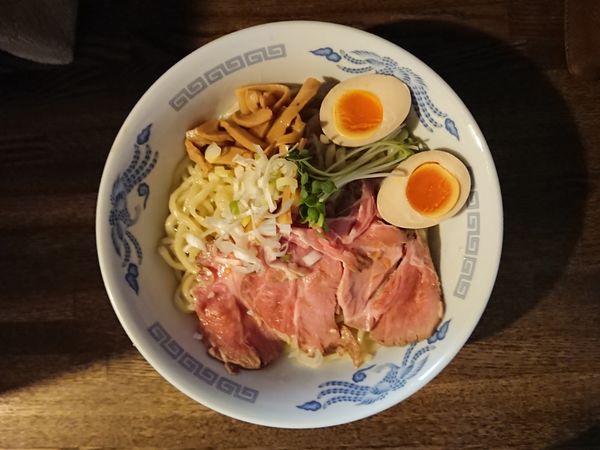 「油そば（大盛）＋特増し」@燦燦斗の写真