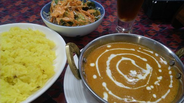 「ランチAセット（チキン） 790円」@ヒマラヤ食堂の写真