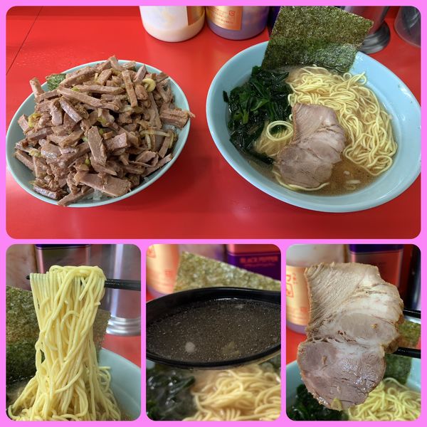 「ラーメン¥500+チャーシュー丼¥300」@ラーメンショップ 綾瀬店の写真