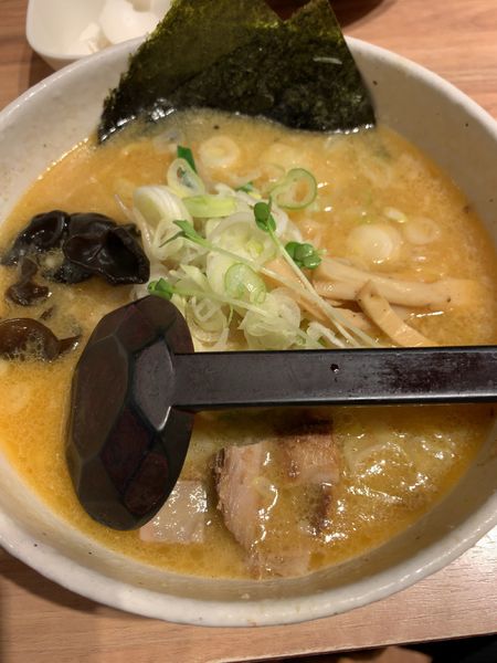 「ミニラーメン味噌（650円）」@白樺山荘 北海道ラーメン道場店の写真