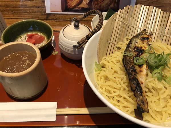 「鮎涼ラーメン特盛」@鮎ラーメン 二子玉川店の写真