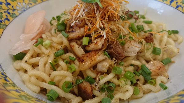 「【限定】混ぜそば「流星群」」@中華そば すばる食堂の写真