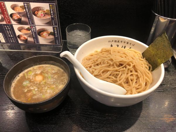「梅かおるつけ麺」@江戸前煮干中華そば きみはん 五反田店の写真