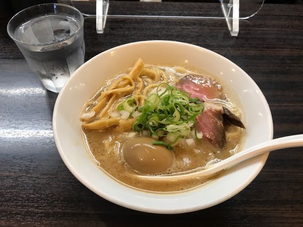 「魚介豚骨ラーメン＋味玉」@浜田山の写真