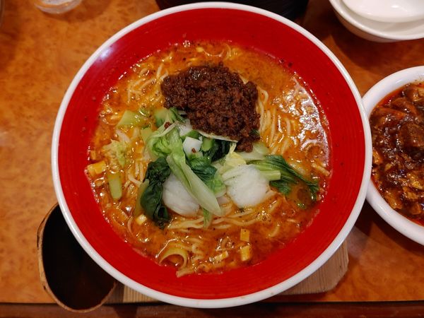 「担々麺御飯セット」@錦城 中川本店の写真