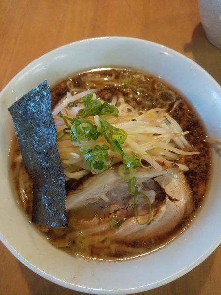 「正油ラーメン700円(ふつう・太麺)」@麺の蔵の写真