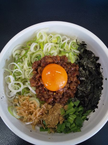 「塩台湾まぜそば」@あらし 新鵜沼駅前店の写真