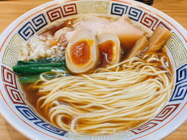 「味玉中華そば」@ほっこり中華そば もつけの写真