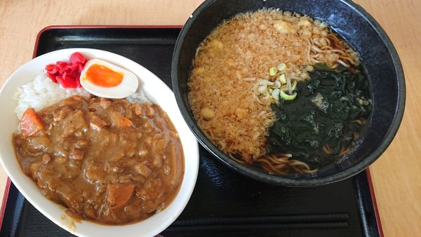 「Ｄセット　６００円　※」@こだわりの立ち食いそば たからんちょの写真