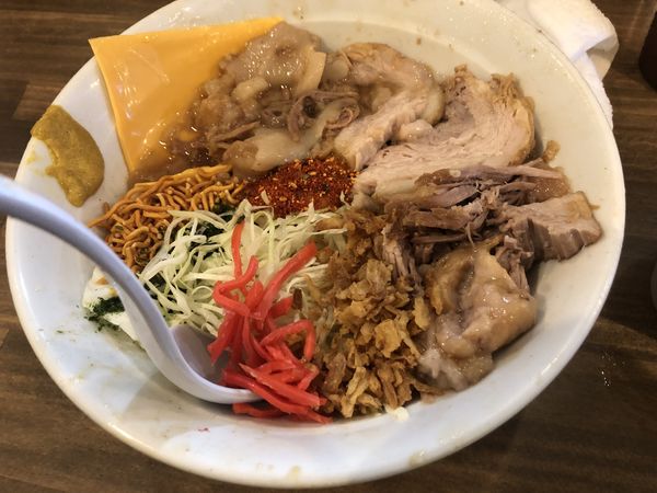 「まぜそば」@男気らーめん アカギの写真