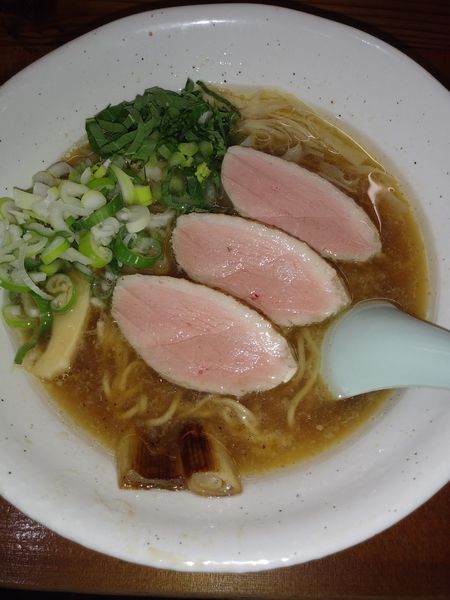 「鴨ラーメン(醤油)」@らーめん 波の花の写真
