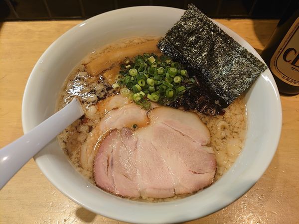 「セアブラック950円 サッポロクラシック600円」@ふじ屋 NOODLEの写真