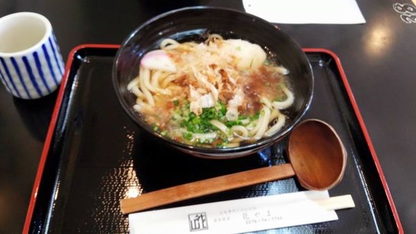 「花かつおみぞれうどん」@花山うどん 本店の写真