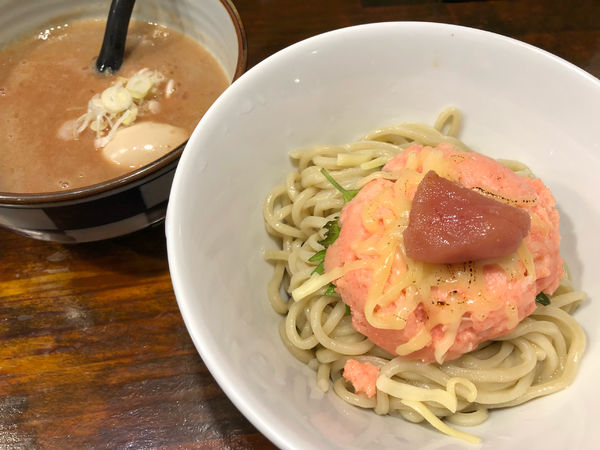「明太子つけ麺」@オリオン食堂の写真