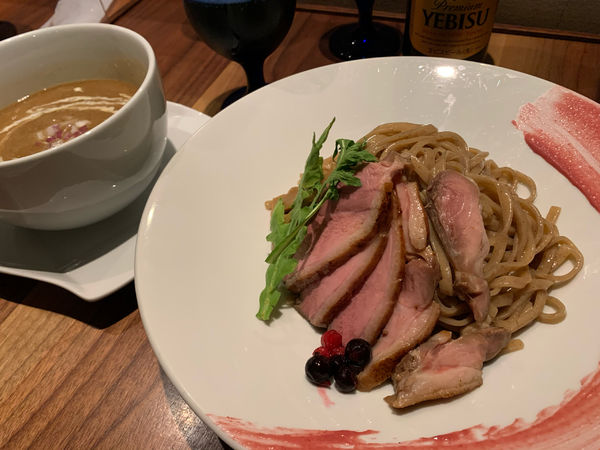 「🦆🍓L🥩×３」@Gion Duck Noodlesの写真