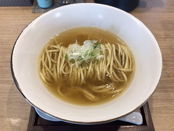 「かけそば」@塩らーめん 小粋の写真