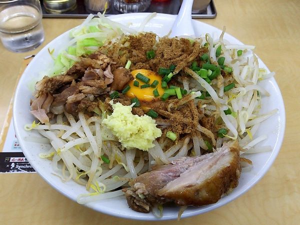 「ぎ郎汁なし+魚粉」@ら〜めんぎょうてん屋GOLD 東名厚木店の写真