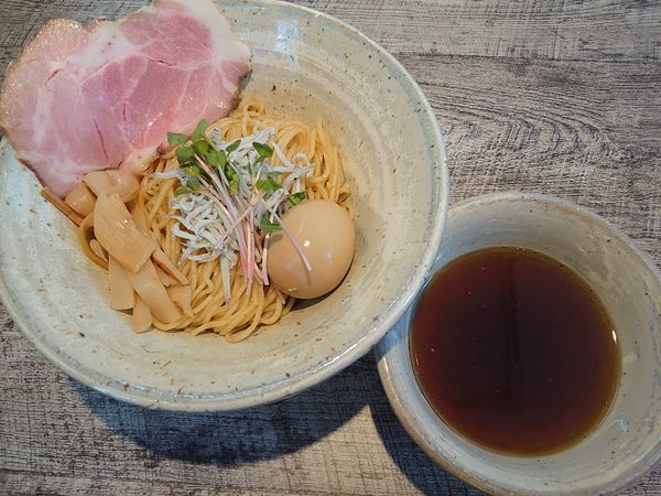 「つけ麺(少な目、味玉)970円」@麺食堂 くにをの写真