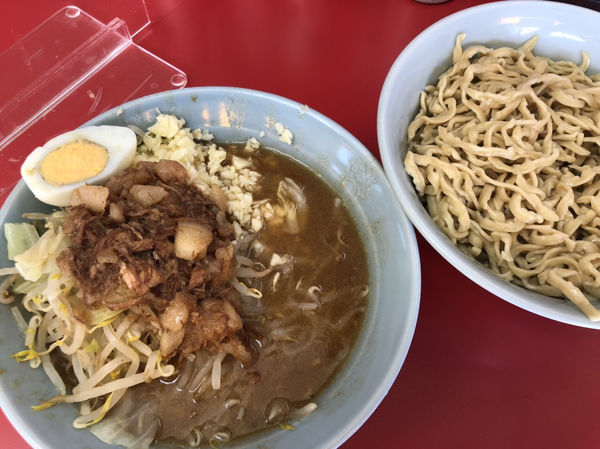 「つけ麺、ニンニク、ちょいヤサイ。」@ラーメン富士丸 東浦和店の写真