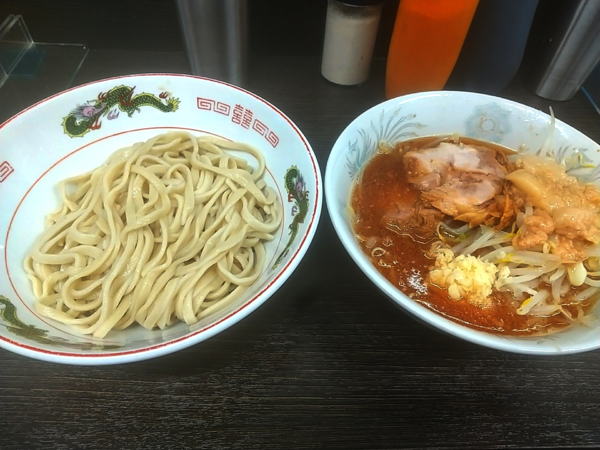 「ラーメン800円＋つけ麺変更100円＋梅味100円」@ラーメン二郎 川越店の写真