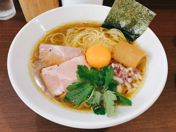 「濃厚生タマ煮干し中華そば」@中華そば うお青の写真