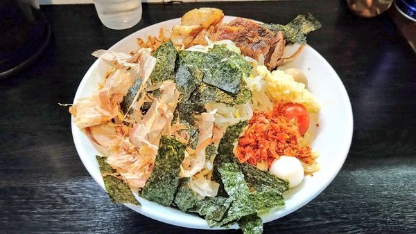 「【期間限定】癒やし中華(麺少なめ･ニンニク･海老辛)」@豚星。の写真