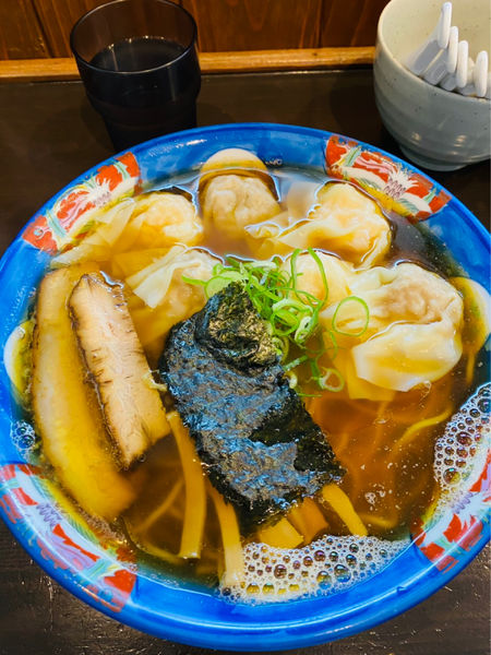 「特製ワンタン麺　ミックス」@支那そば かつみの写真