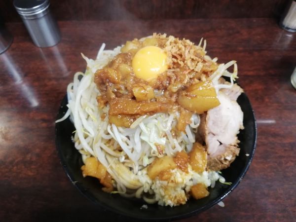 「ラーメン小汁なし 850円」@ラーメン二郎 めじろ台店の写真