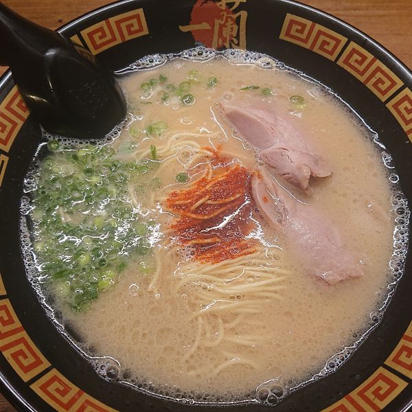 「天然とんこつラーメン980円」@一蘭 仙台駅前店の写真