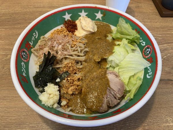 「冷やしまぜそば（中盛）」@ジャンクガレッジ 熊谷店の写真