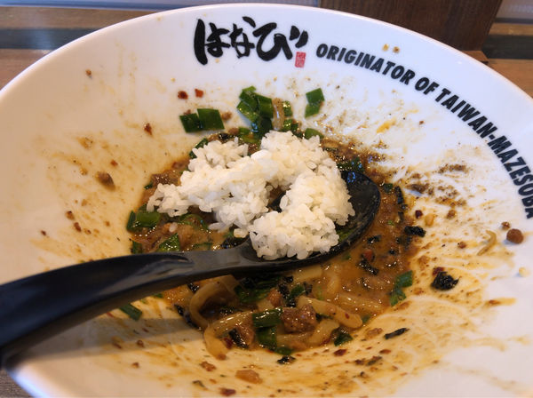 「台湾まぜそば(890円)並盛辛さ普通」@台湾まぜそば はなび 八潮店の写真