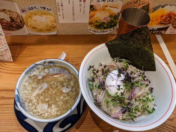「5食限定淡麗プラチナム煮干しつけ麺」@別邸三く 中華蕎麦 萃の写真