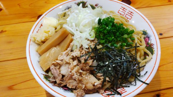 「油そば500円ニンニクマヨ、大盛り50円」@活龍大衆麺処 真壁屋の写真