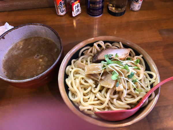 「味噌つけ麺　大950円」@蝉時雨の写真