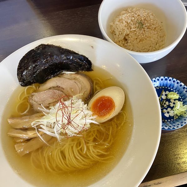 「鯛だし塩＋鯛めし」@麺舞 杉のやの写真