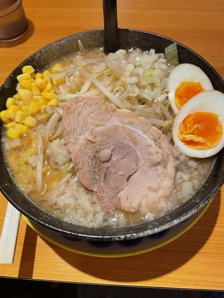 「味噌ラーメン（大盛）」@橋本食堂の写真