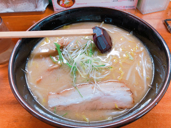 「播磨(こってり塩)」@らーめん信玄 南6条店の写真