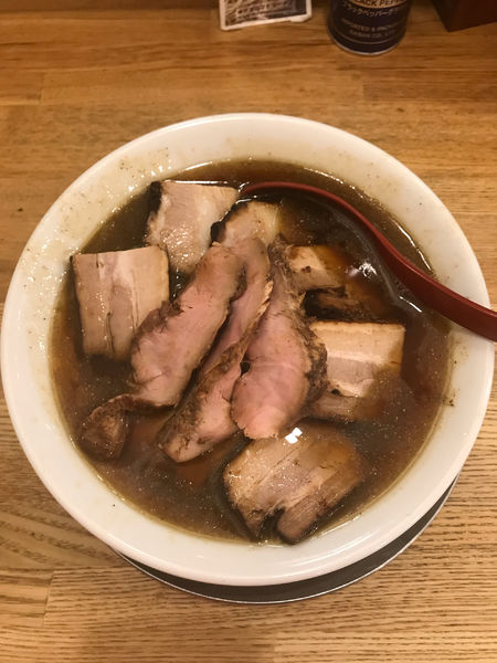 「肉そば(煮干し)・中 1,470円」@麺や 七彩 八丁堀店の写真