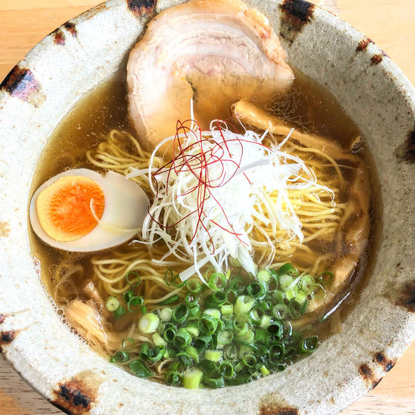 「煮干らーめん塩+チャーハン小(ランチメニュー)900円」@味よしの写真