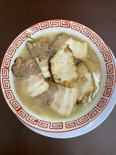 「チャーシューメン（920円）＋替玉（100円）」@豚骨ラーメン 浅野本店の写真